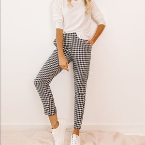SOLD Black Plaid Pants